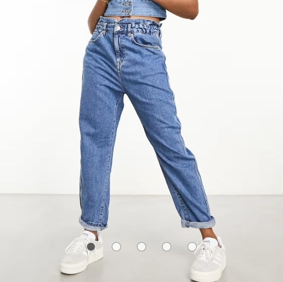 Mango Denim MNG Slouchy Slim Jeans High Rise 6 - Picture 11 of 12